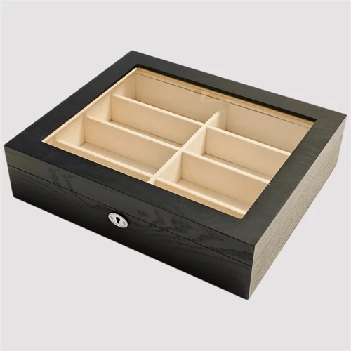 Are there watch boxes with a display window?