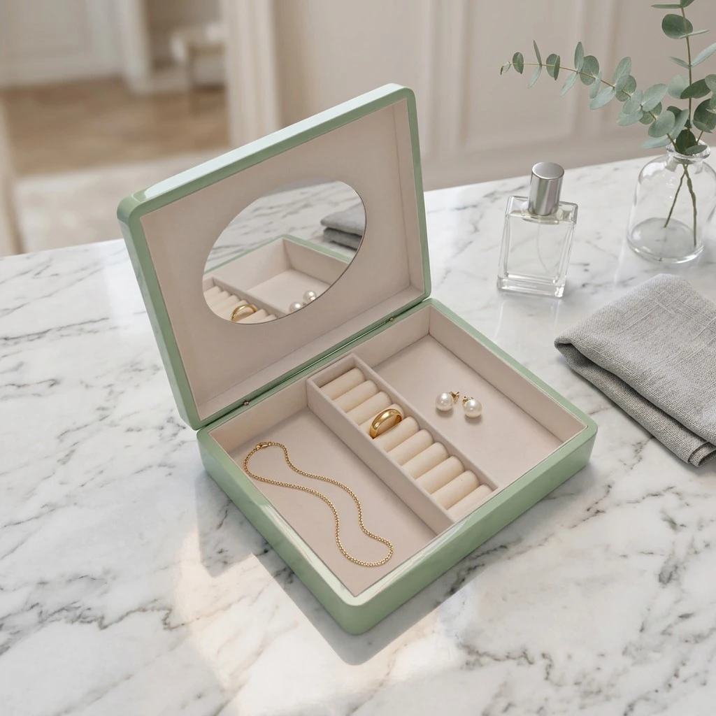Customized high-gloss jewelry box Customized high-gloss jewelry box