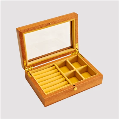 Clear Lid Jewelry Box